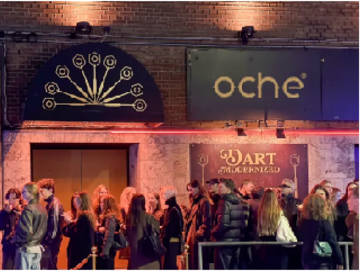 Guests at the OCHE Experience Zone in Copenhagen